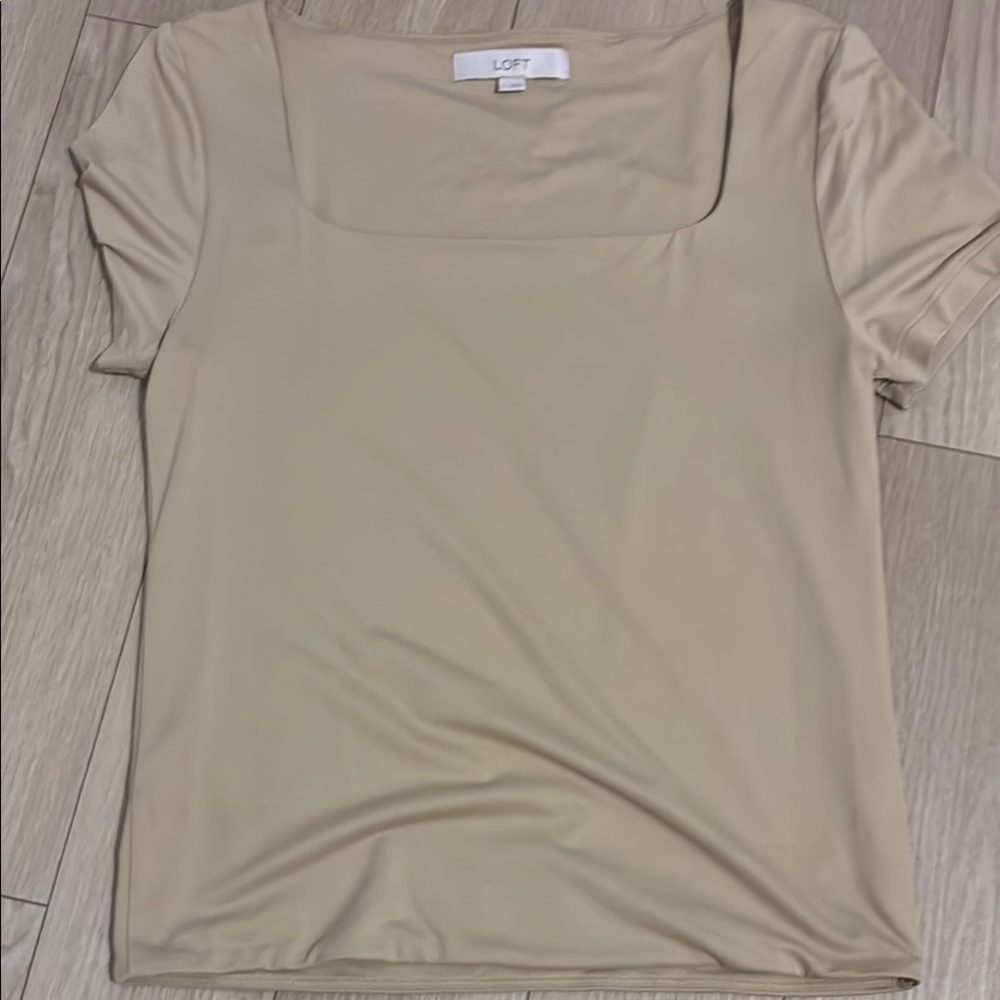 LOFT Women's Cream Top